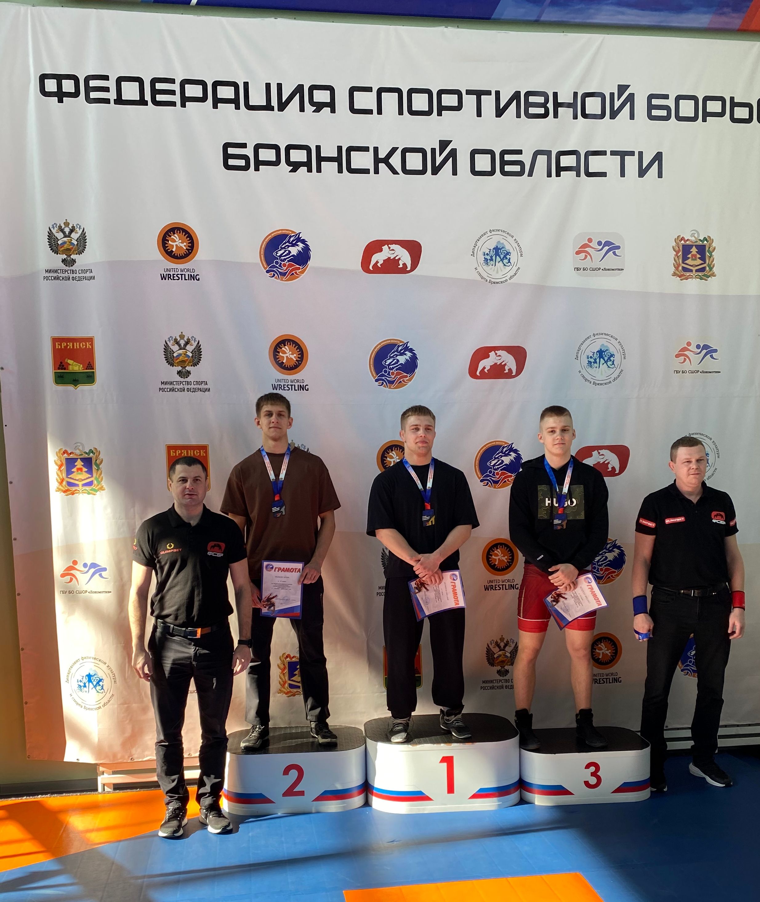 Успешное выступление на чемпионате по борьбе