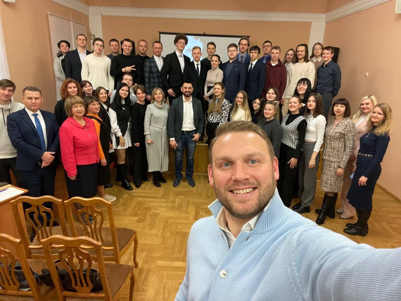 Встреча с председателем Координационного совета по делам молодежи в научной и образовательной сферах Совета при Президенте РФ по науке и образованию.