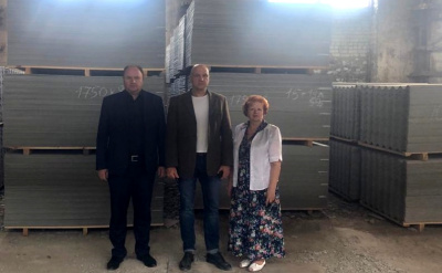 Посещение Брянского фиброцементного завода
