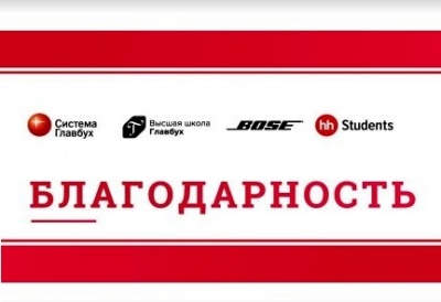 Благодарность за организацию научно-практической онлайн-конференции