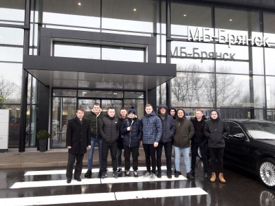 Экскурсия студентов БГИТУ в дилерский центр «Mercedes-Benz Брянск»