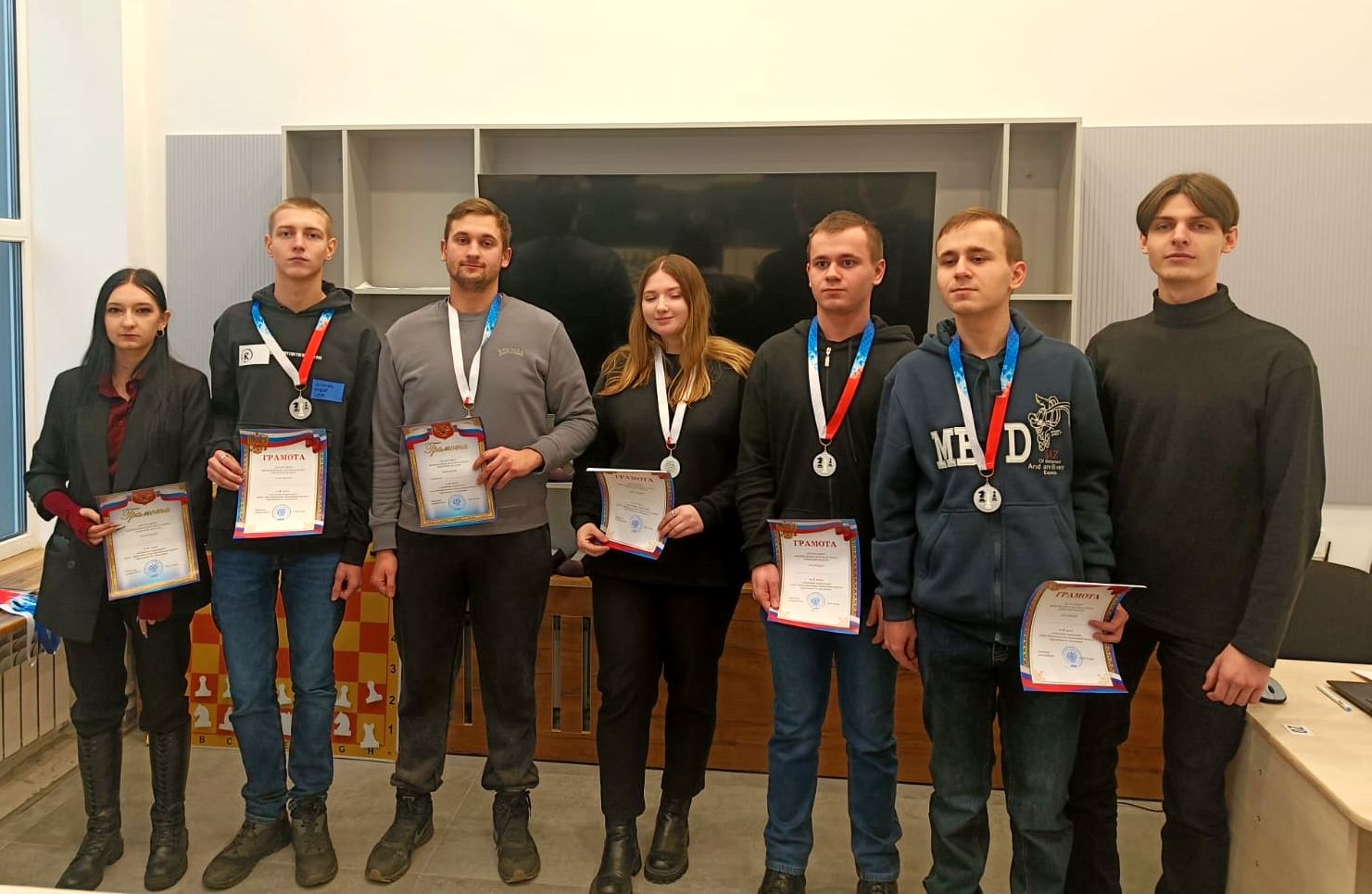 Успешное выступление на чемпионате по шахматам среди вузов