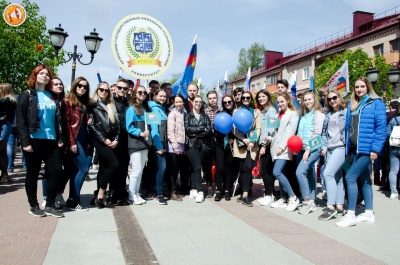 БГИТУ на празднике весны и труда