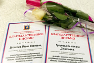 Благодарность за  вклад в развитие государственной молодежной политики на Брянщине